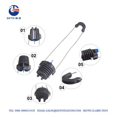 3mm 3KN ADSS Kabelschelle, Sackgasse-Klammer für ABC-Kabel