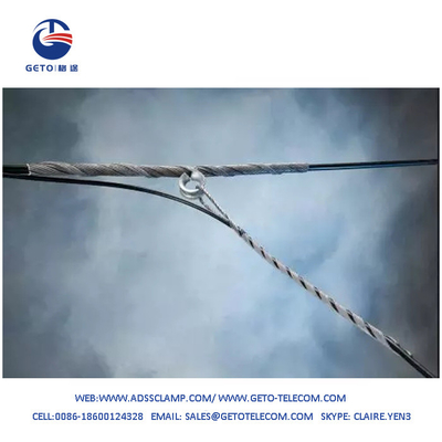 Netze kurze Spannen-schraubenartige vorgeformte Armor Rod Spiral Suspension Clamps FTTH