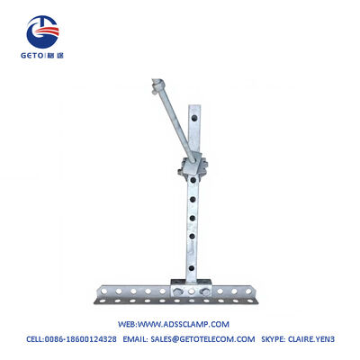 H.D.G. Pole Cross Arm mit 11 Löchern Außen FTTH 436x40x40mm Galvanisiert