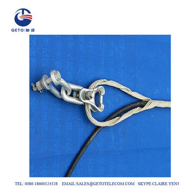 ADSS galvanisierte vorgeformte 20mm 0,8&quot; Kabel-Spannungs-Klammer