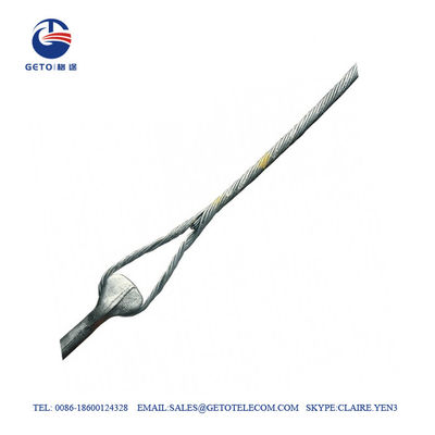 Widerstehen Sie Erschütterung PDE ISO 9001 vorgeformtem Armor Rod, Guy Wire Dead End Grips
