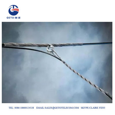 Schraubenartige ADSS-Draht-Suspendierung stellte 20mm vorgeformten Armor Rod ein