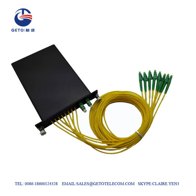 Standard-LGX-Kassette 2×8 PLC-Teiler 0.9mm für Lichtwellenleiter